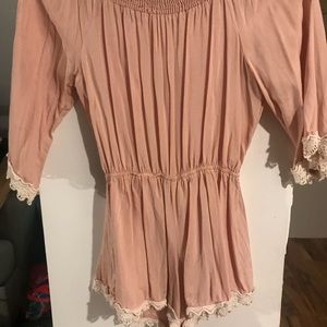 Off the shoulder romper